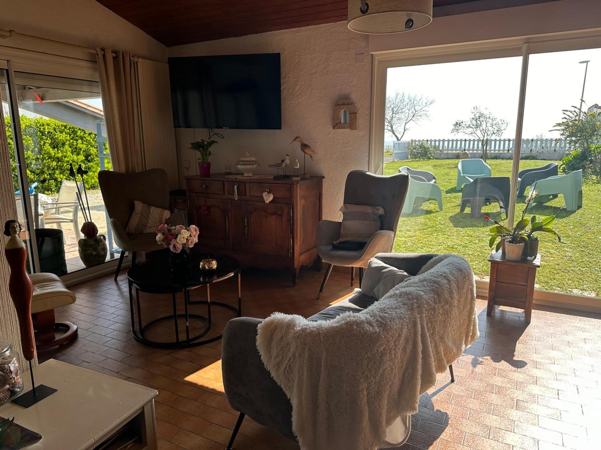 Maison Face A La Mer Rivedoux-Plage Extérieur photo